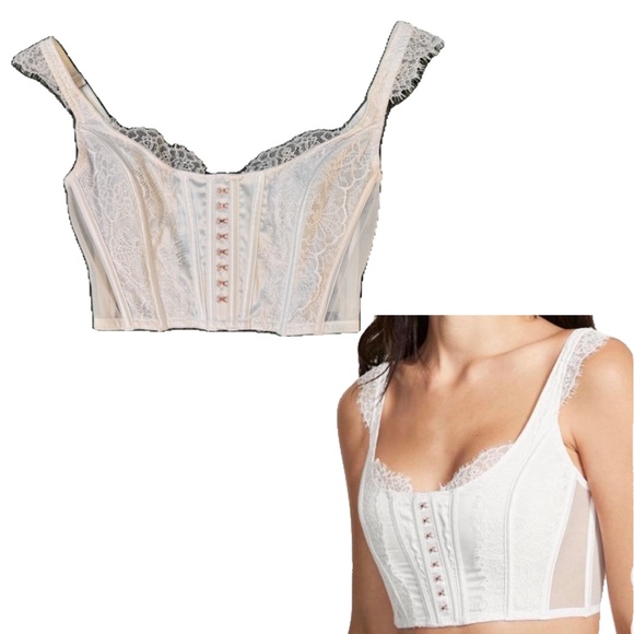 Dream Angels Lace Unlined Corset Bra Top - S - Picture 1 of 6
